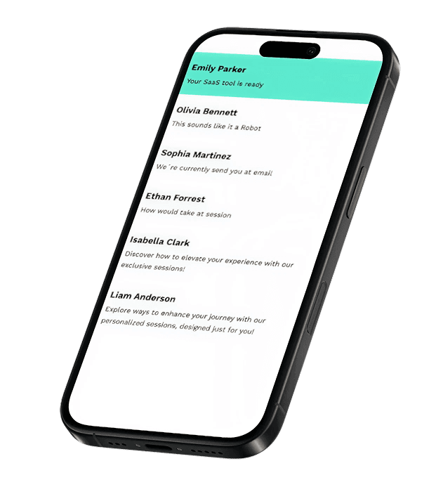 SMS message preview on mobile device interface SMS Messaging Platform